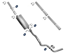 For 1998-2003 Ford F150 4.2 4.6 5.4L Muffler Tail Pipe Exhaust System 157"