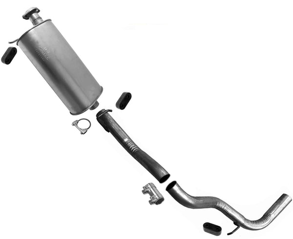 Muffler Tail Pipe Exhaust System For Chevrolet Express Van 1500 03-08 4.3L 5.3L