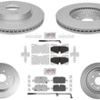 Fleet Duty Coated Disc Brake Rotors Brake Pads Sensor For Chevrolet Tahoe 21-24