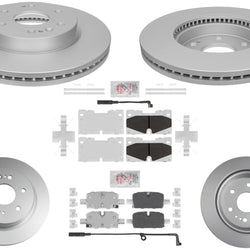 Fleet Duty Coated Disc Brake Rotors Brake Pads Sensor For Chevrolet Tahoe 21-25