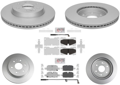 Fleet Duty Coated Disc Brake Rotors Brake Pads Sensor For Chevrolet Tahoe 21-26 - Photo 1
