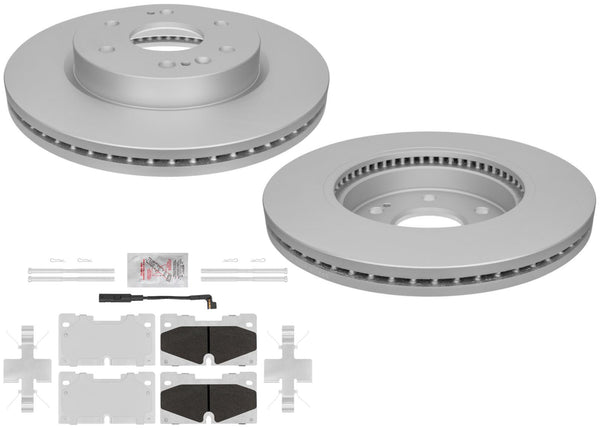 Front Coated Disc Brake Rotors Ceramic Pads Sensor For Chevrolet Tahoe 2021-24