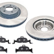 Front Coated Disc Brake Rotors & Disc Brake Pads For Audi Q5 2018-2024 338MM