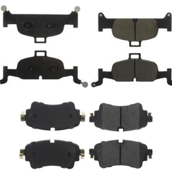 Hardware de pastillas de freno de disco de cerámica premium delanteras y traseras para Audi Q5 2018-2022