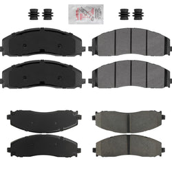 ASD Fleet Duty Semi Metallic Disc Brake Pads for Ford F250 Super Duty 2023 2024