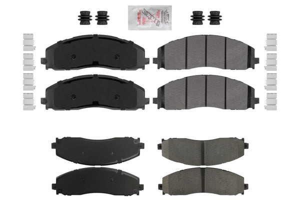 ASD Fleet Duty Semi Metallic Disc Brake Pads for Ford F250 Super Duty 2023 2024