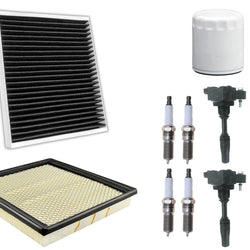 Ignition Coil & Air Cabin Filter Spark Plugs For Chevrolet Impala 2014-2018 2.5L