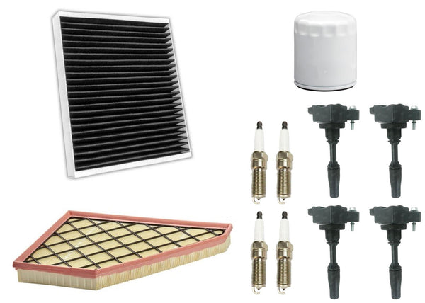 Ignition Coil & Air Cabin Filter Spark Plugs For Chevrolet Traverse 2018 RS 2.0L