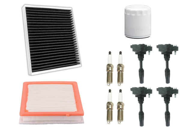 Ignition Coil & Air Cabin Filter Spark Plugs For Buick Envision 2016-2018 2.0L