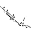 Muffler Exhaust for Dodge Ram 1500 06-08 Mega Cab 5.7L 8 Stud Extended Crew Cab