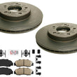 Performance Disc Brake Rotors Ceramic Pads for Honda CR-V CRV 97 1998 1999 2001