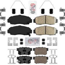 AME Front & Rear Ceramic Disc Brake Pads for Acura TL 1999 2000 2001 2002 2003
