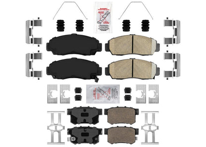 AME Front & Rear Ceramic Disc Brake Pads for Acura TL 1999 2000 2001 2002 2003