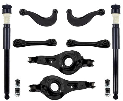 Rear Control Arms & Complete Shocks Absorber & Links For Focus 2000-2011 Sedan