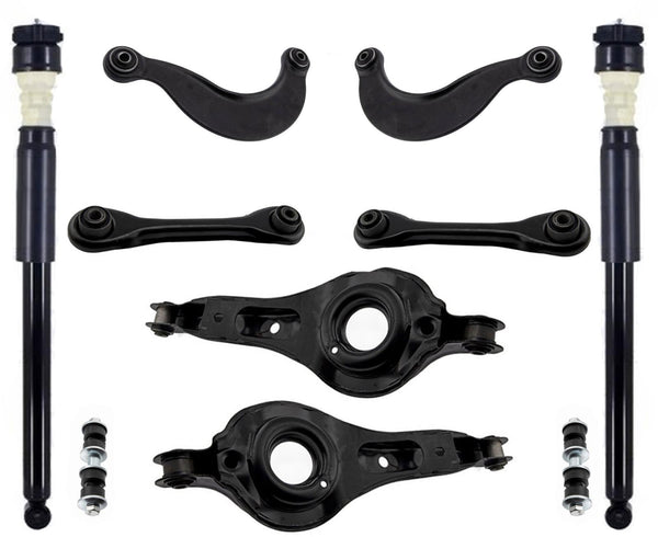 Rear Control Arms & Complete Shocks Absorber & Links For Focus 2000-2011 Sedan