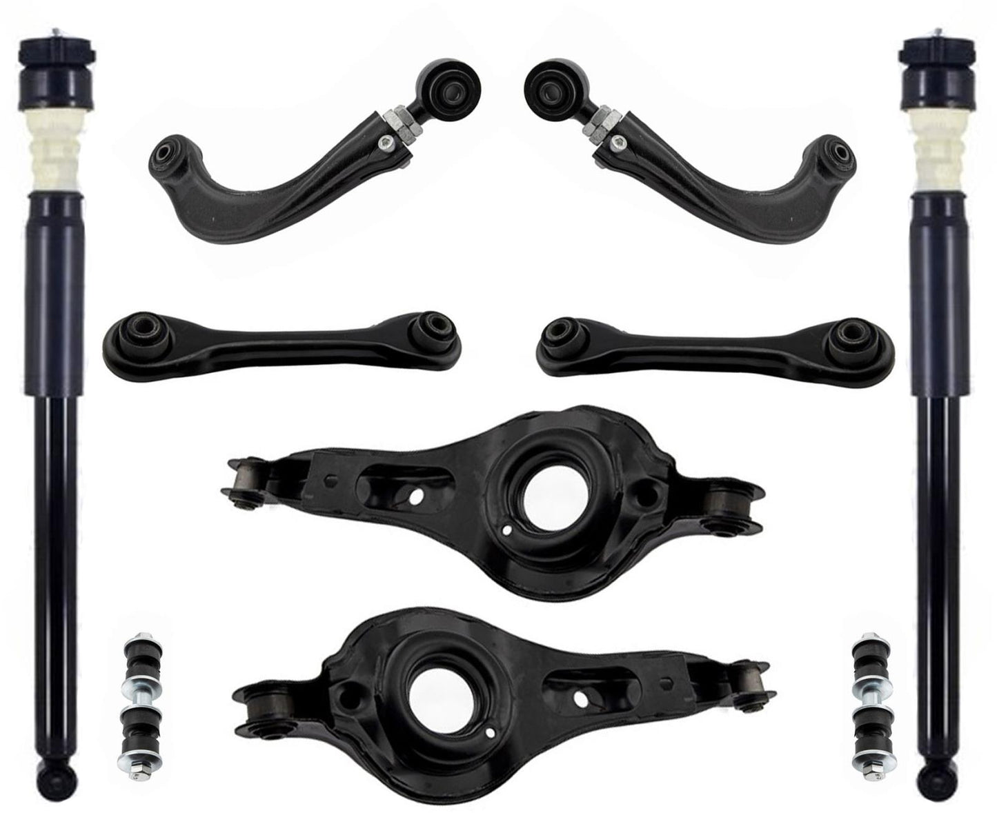 Rear Control Arms & Complete Shocks Absorber & Links For Focus 00-11 Hatchback