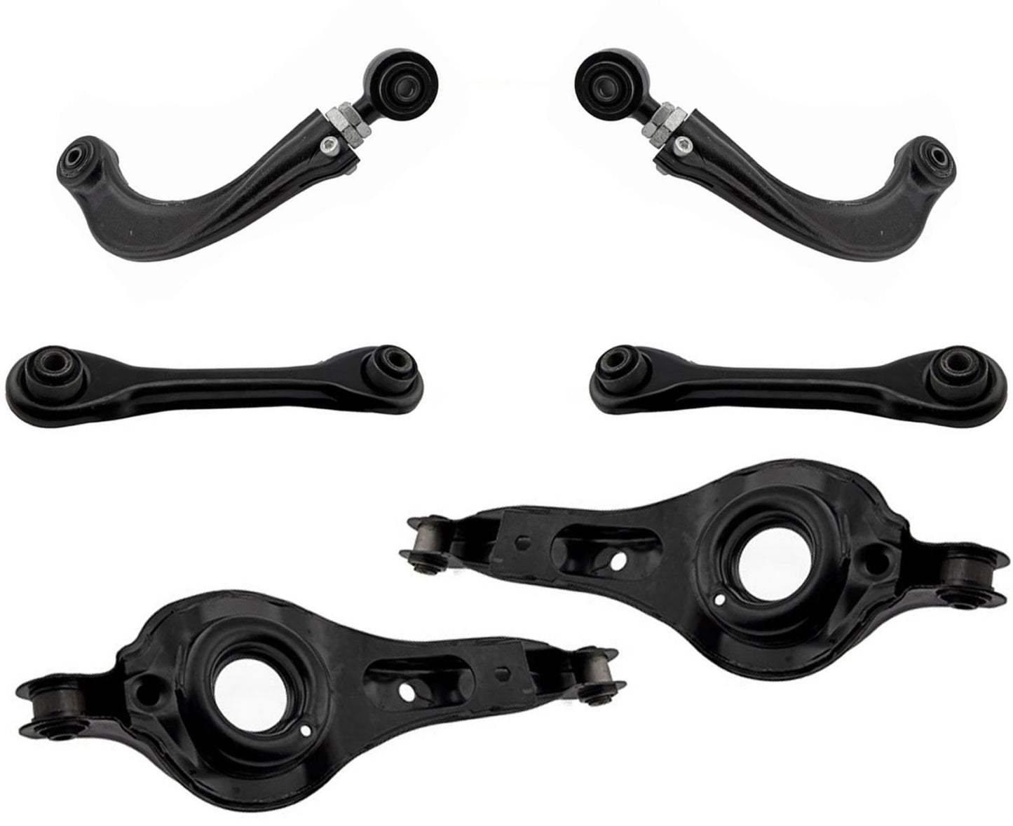 Rear Suspension Control Arm Upper Lower Adjustable Kit for Ford Focus 2000-2011