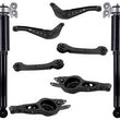 Rear Control Arms W/ Bushings & Complete Shocks For Chevrolet Malibu 2016-2023