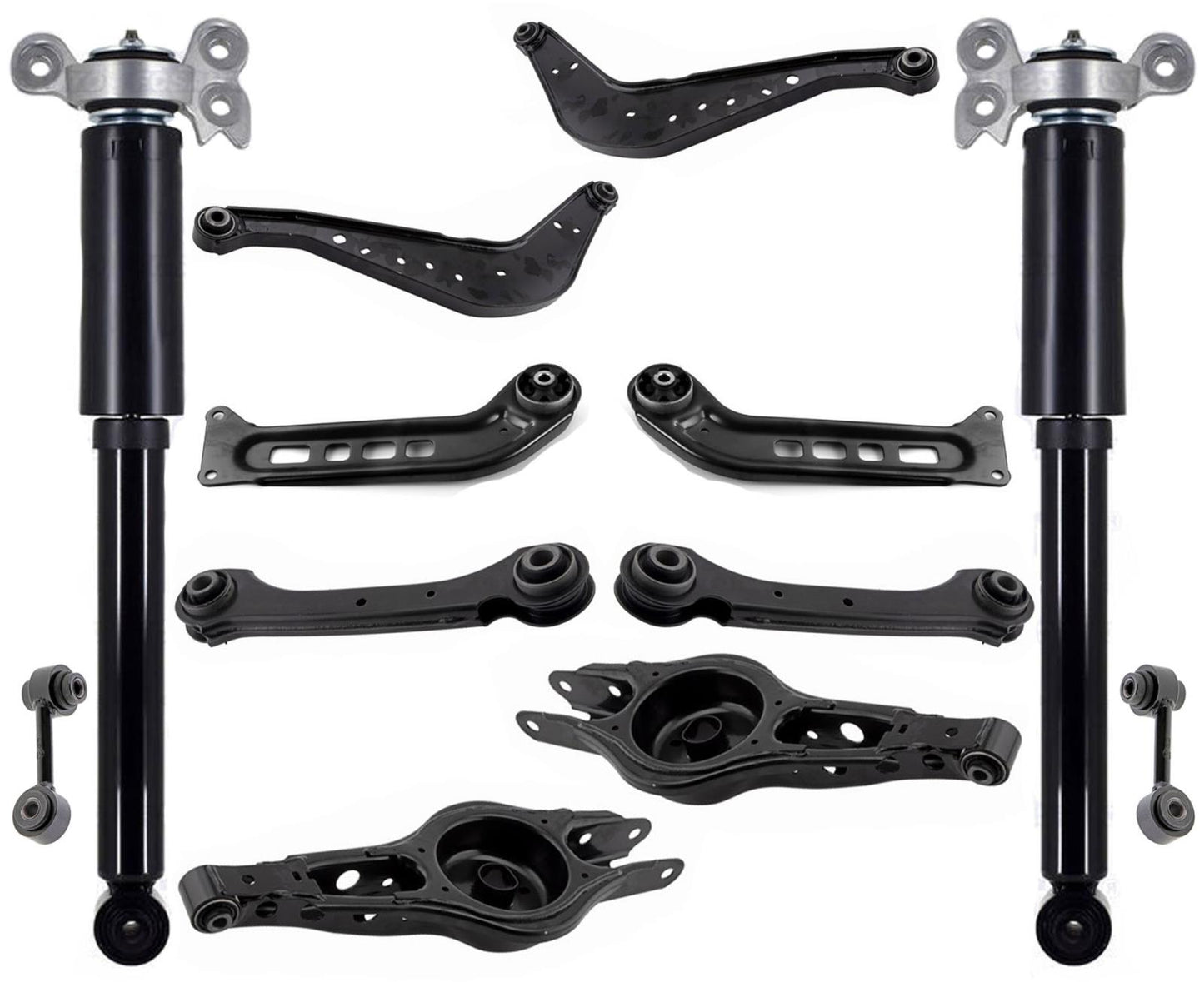 Rear Control Arms Complete Shocks & Links For Chevrolet Malibu 2016 2017 2023