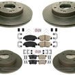 Performance Disc Brake Rotors Ceramic Pads for Acura RSX 2002-2006 (No type S)