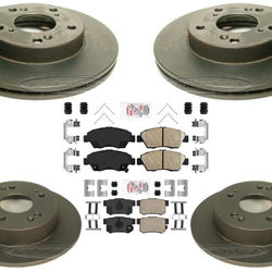 Performance Disc Brake Rotors Ceramic Pads for Acura RSX 2002-2006 (No type S)