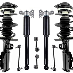 Front Complete Struts Rear Shocks & Sway Bar Links For Chevrolet Malibu 2016-23