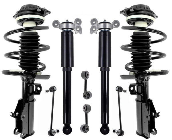 Front Complete Struts Rear Shocks & Sway Bar Links For Chevrolet Malibu 2016-23