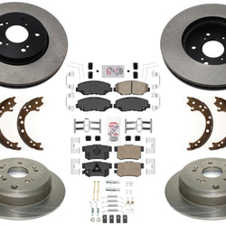 Performance Disc Brake Rotors Pads for Honda CR-V CRV 12-16 Front Wheel Drive