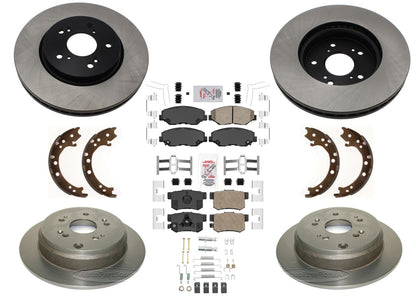 Performance Disc Brake Rotors Pads for Honda CR-V CRV 12-16 Front Wheel Drive