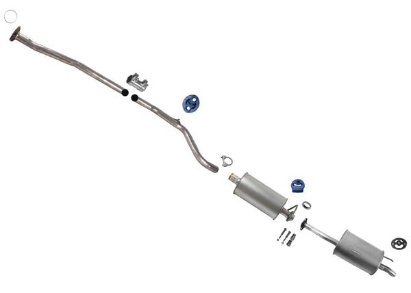 Exhaust Pipe System Muffler Resonator For Honda Civic Sedan 2014-2015 1.8L Auto