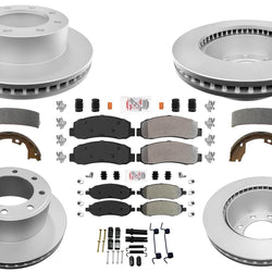 Disc Brake Rotors & Brake Pads for Ford F250 Super Duty 2005 2006 2007 4x4 SRW