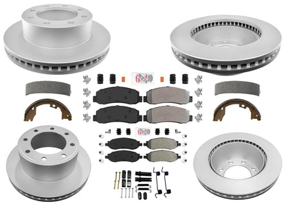 Disc Brake Rotors & Brake Pads for Ford F250 Super Duty 2005 2006 2007 4x4 SRW