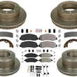 Disc Brake Rotors & Brake Pads for Ford F250 Super Duty 2005 2006 2007 4x4 SRW
