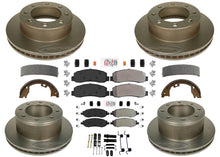 Disc Brake Rotors & Brake Pads for Ford F250 Super Duty 2005 2006 2007 4x4 SRW