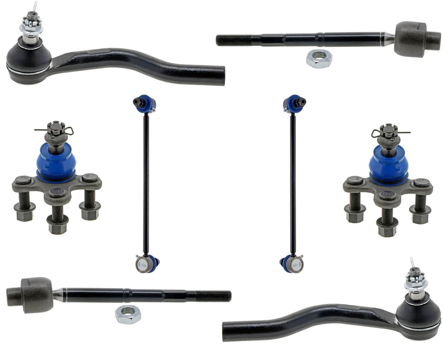 Mevotech Front Tie Rods Ball Joints & Links For Acura RDX 2019 2022 2023 2024