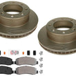 Disc Brake Rotors & Brake Pads for Ford F250 Super Duty 2005 2006 2007 4x4 SRW