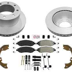 Disc Brake Rotors & Brake Pads for Ford F250 Super Duty 2005 2006 2007 4x4 SRW
