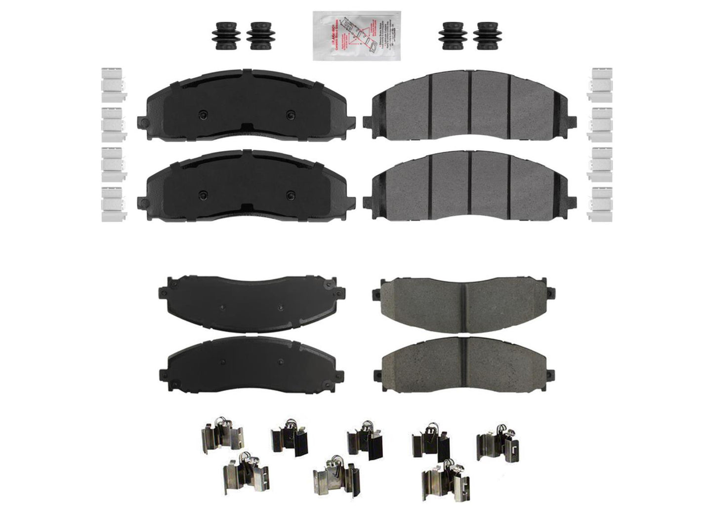 ASD Fleet Duty Semi Metallic Disc Brake Pads for Ford F250 Super Duty 2023 2025