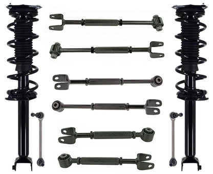 Rear Struts Control Arms & Links For Infiniti Q50 2014-2017 All Wheel Drive