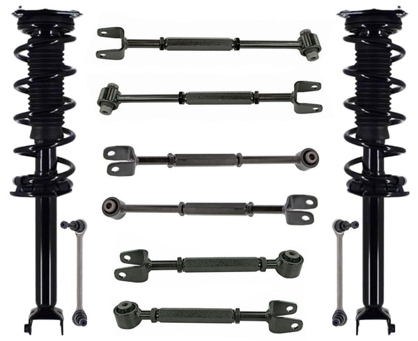 Rear Struts Control Arms & Links For Infiniti Q50 2014-2017 All Wheel Drive