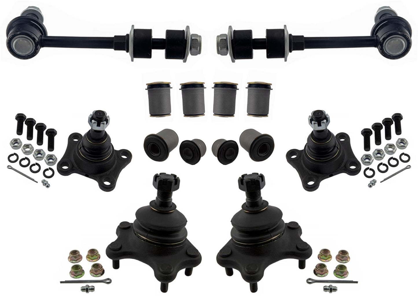 Ball Joints Control Arm Bushings Tie Rod for Toyota 91-95 4 Wheel Drive Pick Up