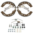 Rear Brake Shoes & Parking Brake Hardware For Scion iQ 1.3L Gas 2012-2015