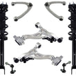 Front Struts Control Arms & Links For Infiniti Q50 2016-2019 Rear Wheel Drive