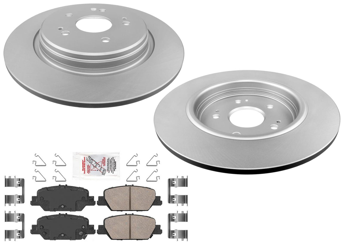 Rr Coated Disc Brake Rotors Ceramic Brake Pads for Honda CR-V Hybrid 2023 2024
