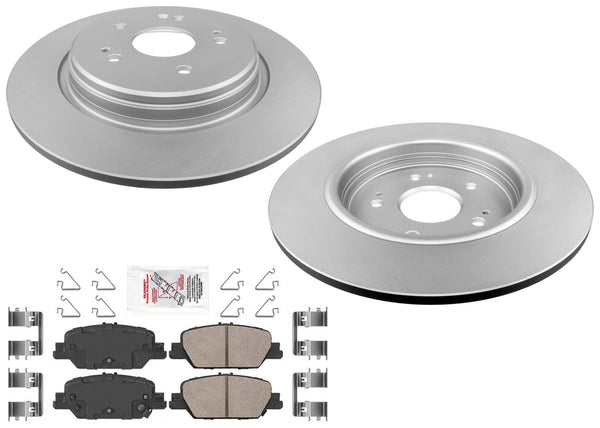 Rr Coated Disc Brake Rotors Ceramic Brake Pads for Honda CR-V Hybrid 2023 2024