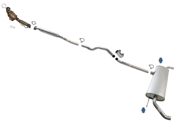 Catalytic Converter Resonator Pipe Muffler for Ford Fusion 13-16  All Wheel Drv