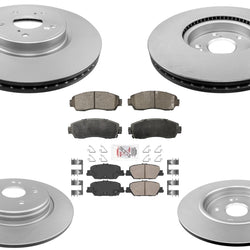 Coated Disc Brake Rotors Ceramic Brake Pads for Honda CR-V Hybrid 2023 2024