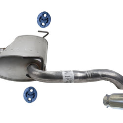 Weld On Rear Muffler with Chrome Tip For Dodge Dart 2.0L 2.4L R/T GT 2013-2016