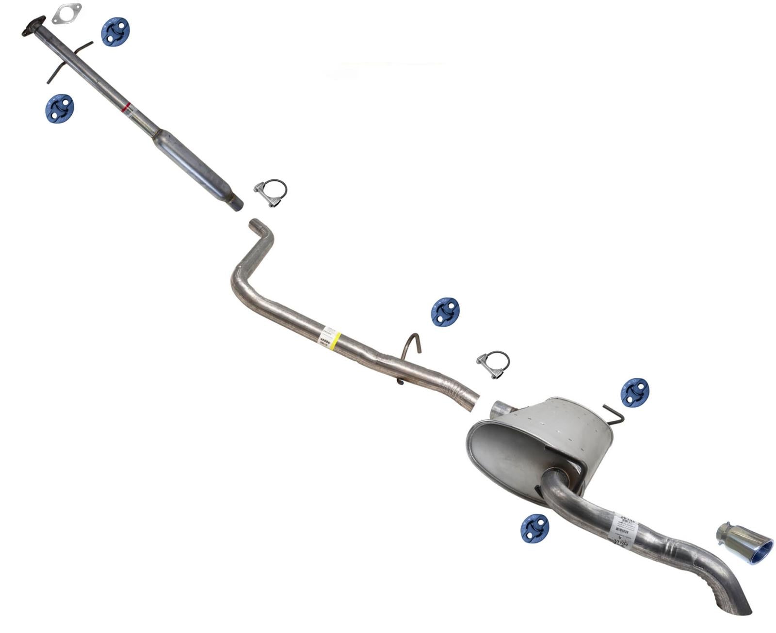 Silenciador trasero del tubo de extensión del resonador para Dodge Dart 2.0L 2.4LR/T GT 2013-2016