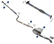 Silenciador trasero del tubo de extensión del resonador para Dodge Dart 2.0L 2.4LR/T GT 2013-2016